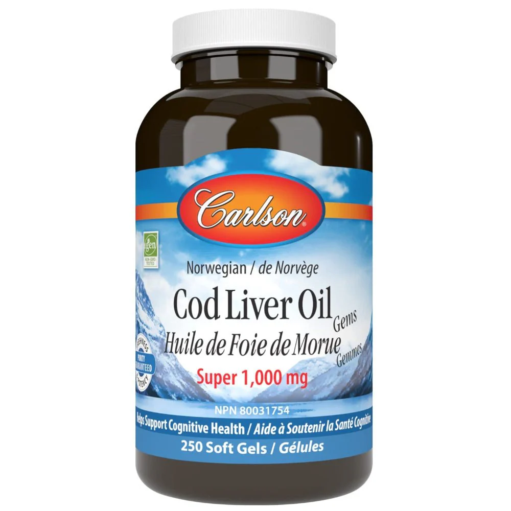 Carlson Norwegian Cod Liver Oil Softgels - Image 3