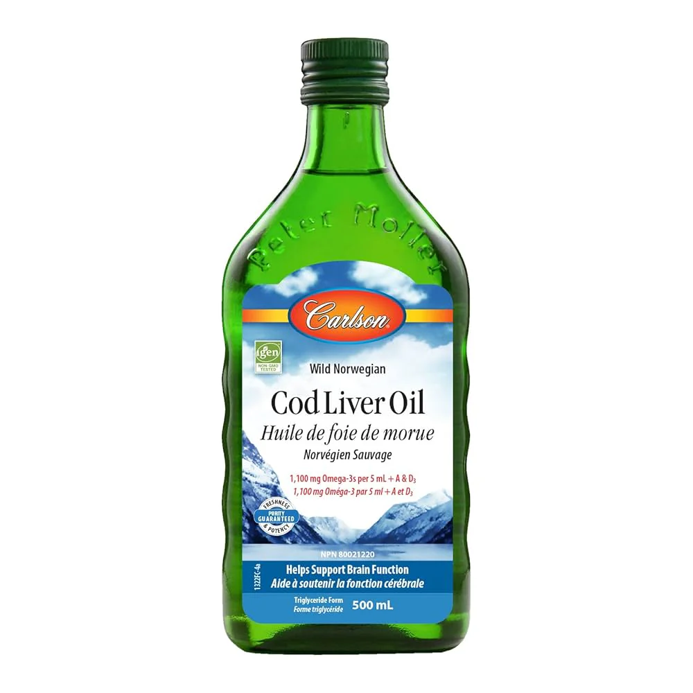 Carlson Norwegian Cod Liver Oil Liquid - Image 2