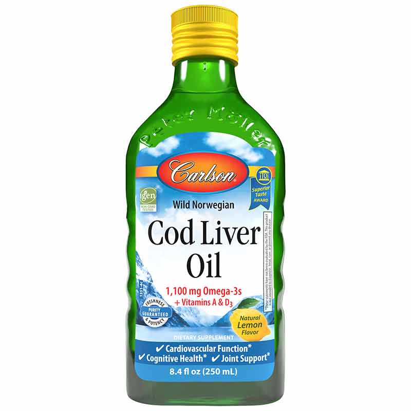 Carlson Norwegian Cod Liver Oil Liquid - Image 3