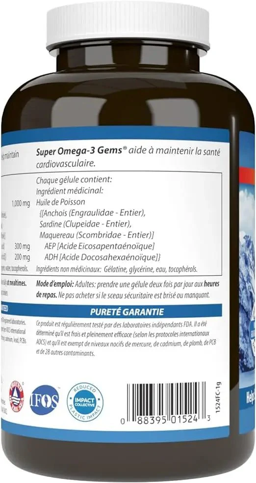 Carlson Super Omega-3 Fish Oil Bonus Pack 130 Softgels - Image 3