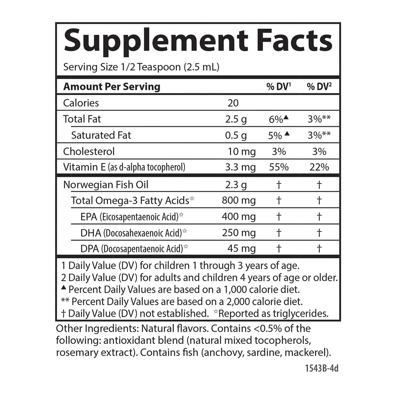 Carlson The Very Finest Kids Fish Oil 200mL, Lemon - Image 3