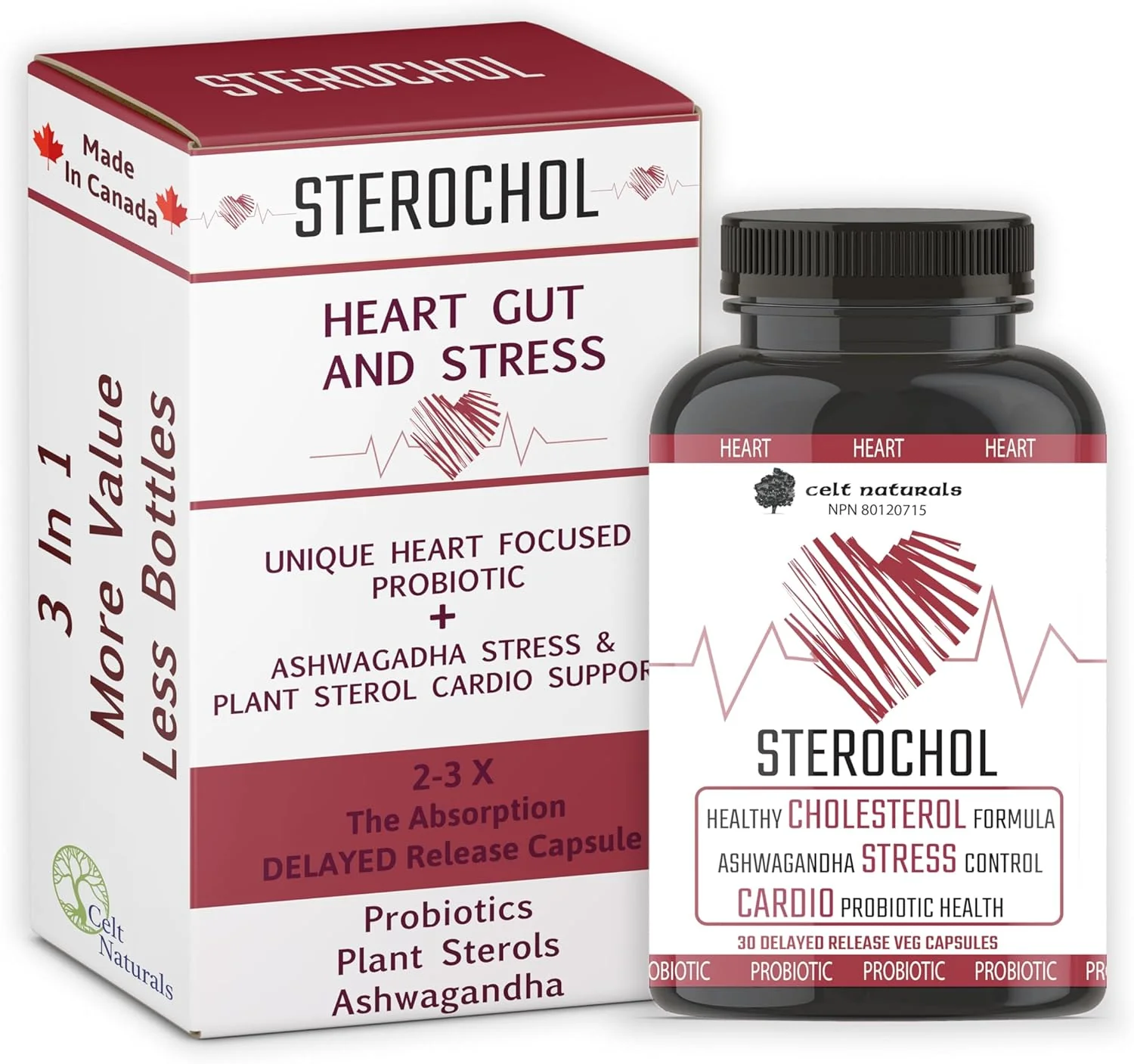 Celt Naturals Sterochol 30 DR Veg Capsules - Image 3