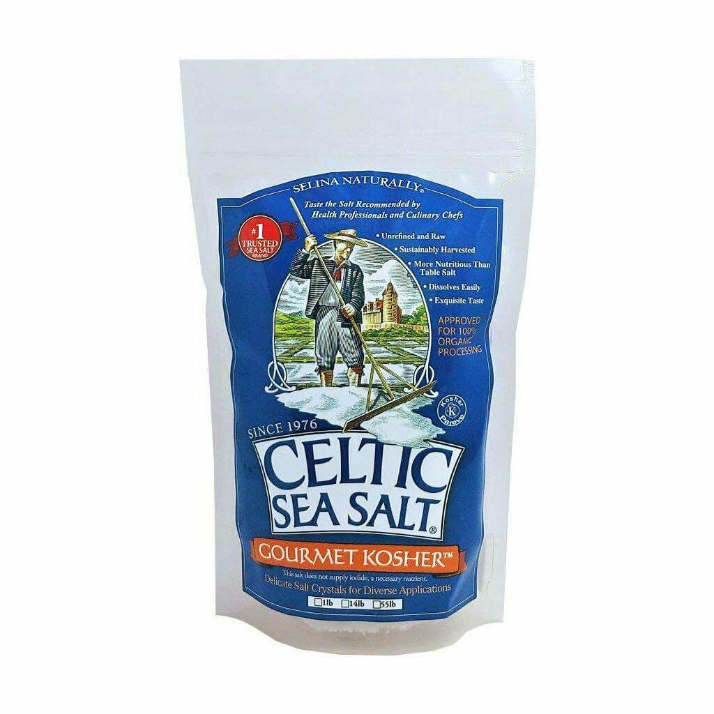 Celtic Sea Salt Gourmet Kosher Salt Resealable Bag 454 Grams - Image 2