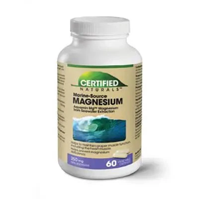 Certified Naturals™ Marine-Source Magnesium 60 Veg Capsules with Aquamin Mg - Image 2