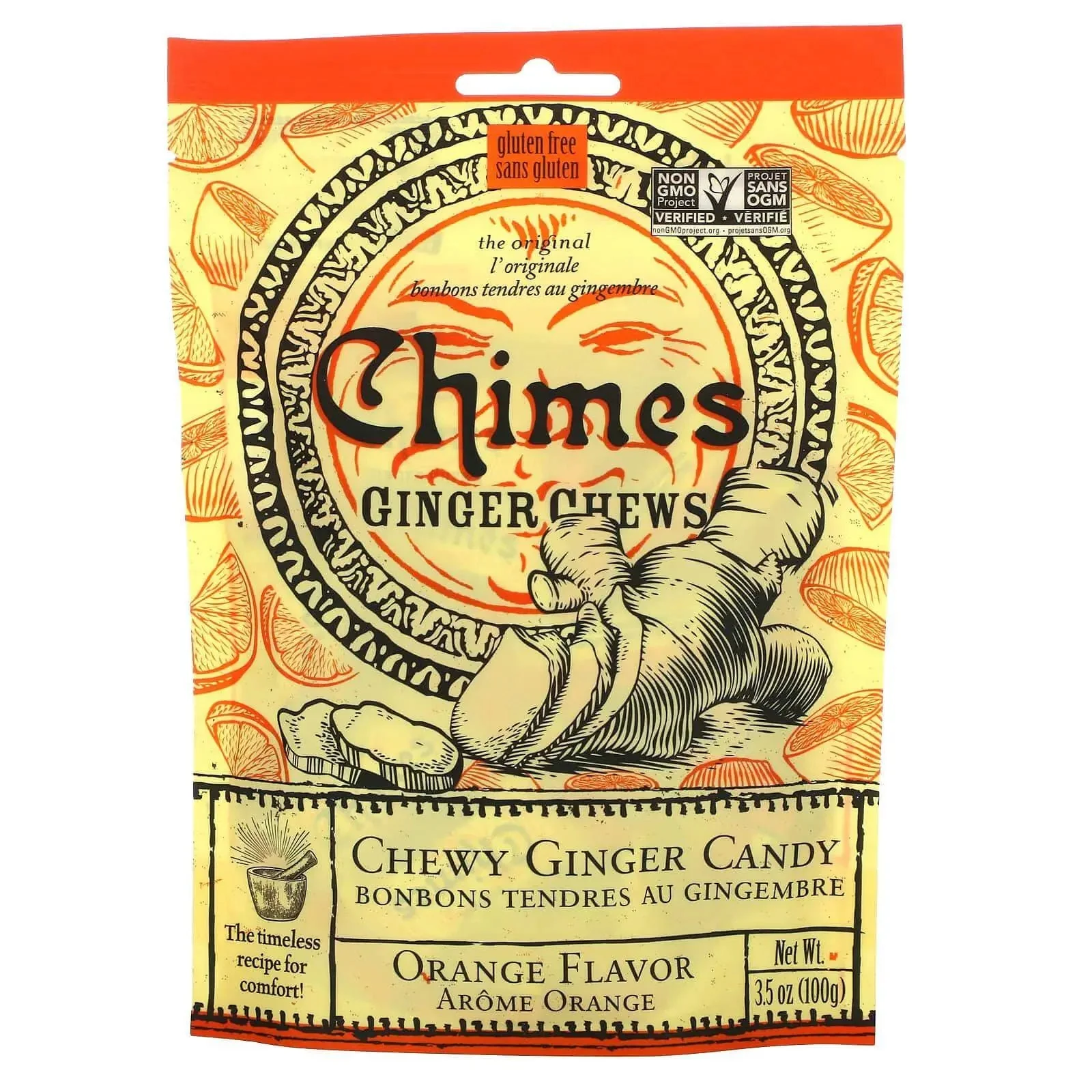 Chimes Orange Ginger Chews 100 Grams