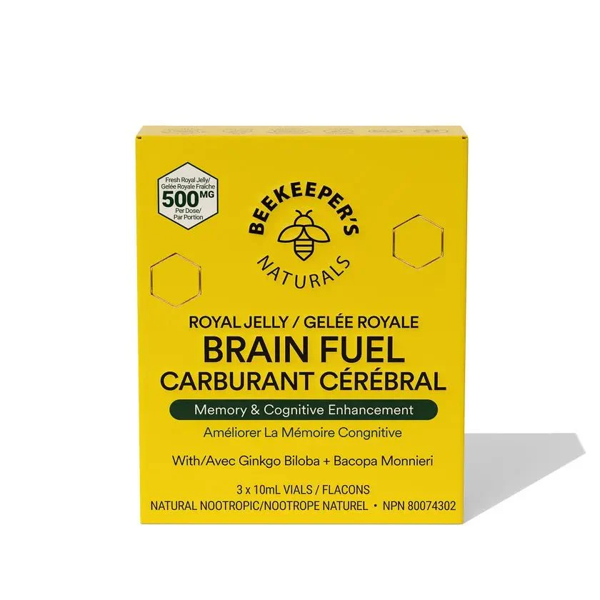 Beekeeper's Naturals Brain Fuel 3x10mL Vials