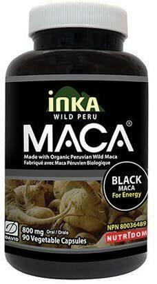 Inka Wild Peru Organic Black Maca 90 Veg Capsules