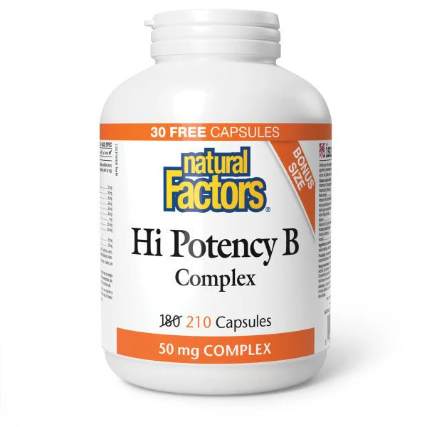 Natural Factors Hi Potency B Complex - Image 2