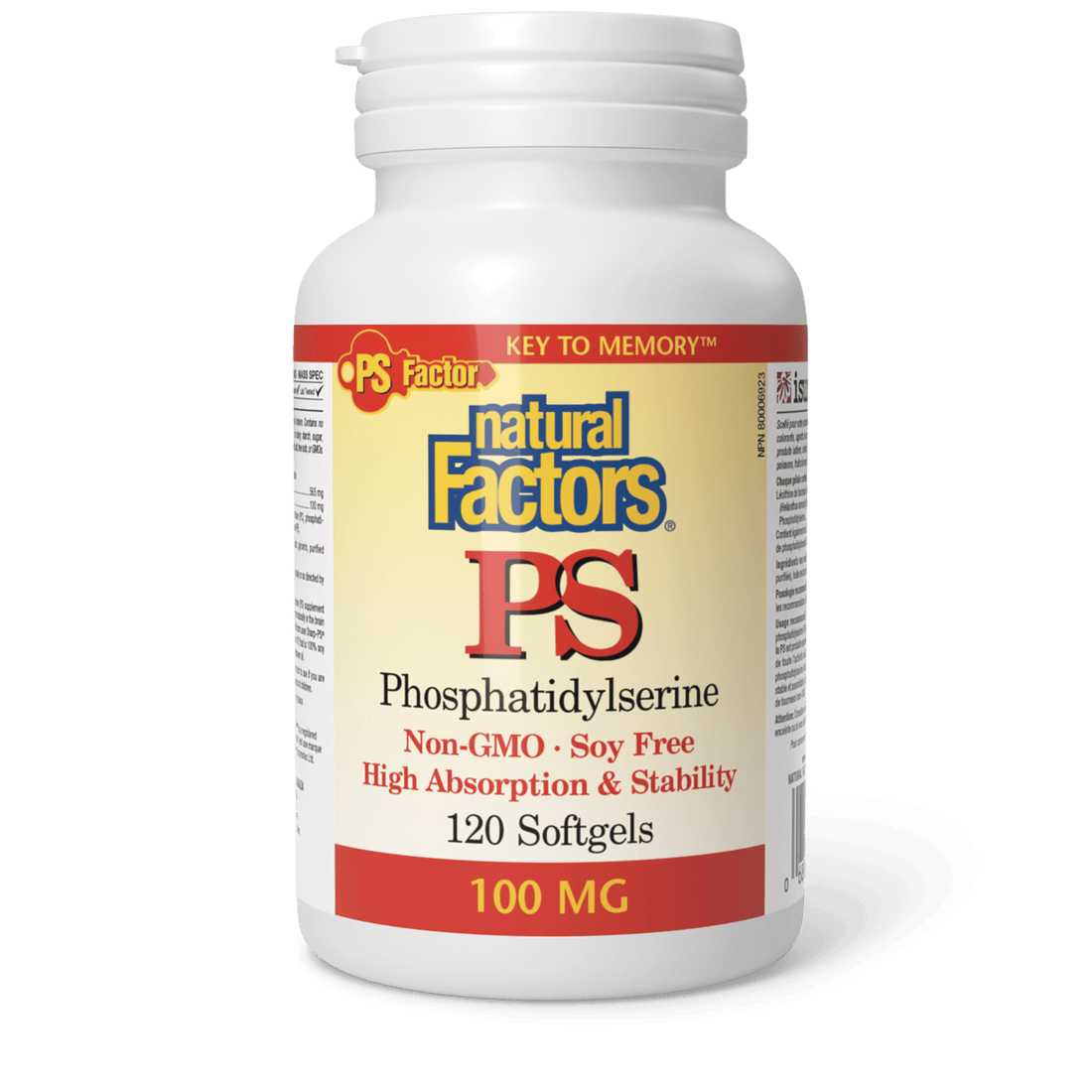 Natural Factors Phosphatidyl Serine PS Softgels - Image 3