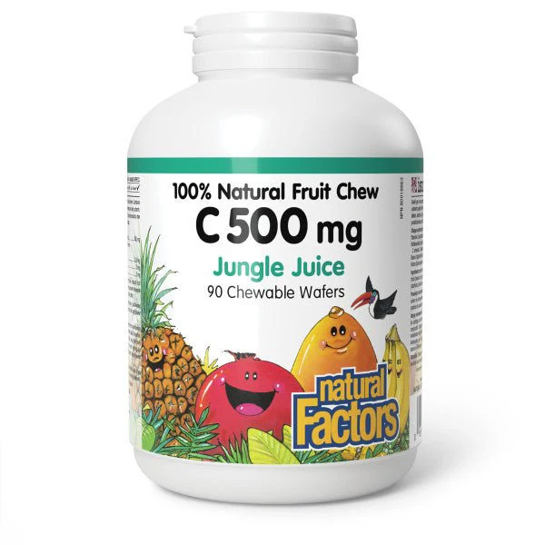 Natural Factors Vitamin C 500mg 90 Chewable Wafers - Image 3