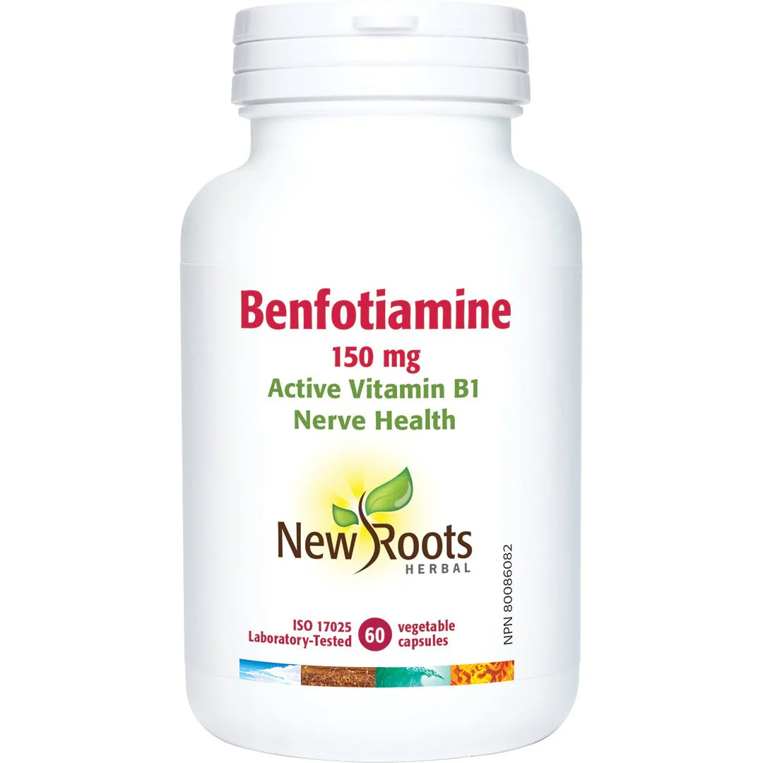 New Roots Benfotiamine 60 Vegetable Capsules