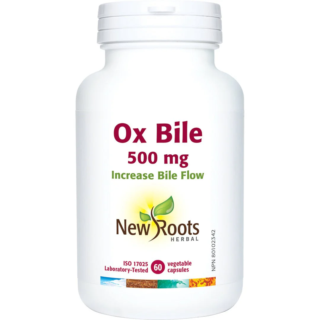 New Roots Ox Bile 60 Veg Capsules