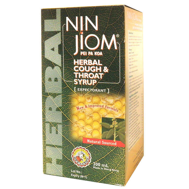 Nin Jiom Herbal Cough & Throat Syrup 300mL