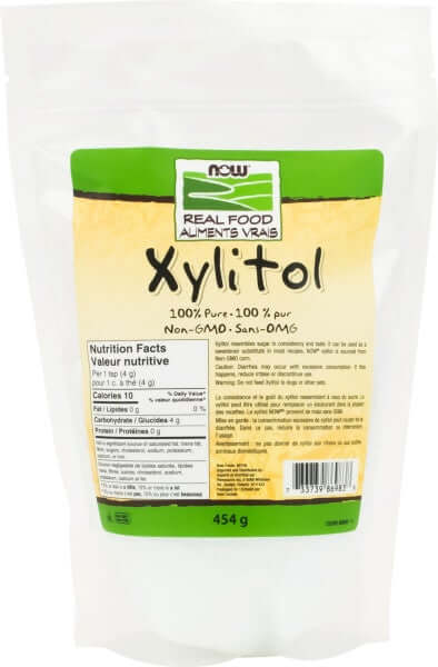 Now Xylitol Powder 454 Grams