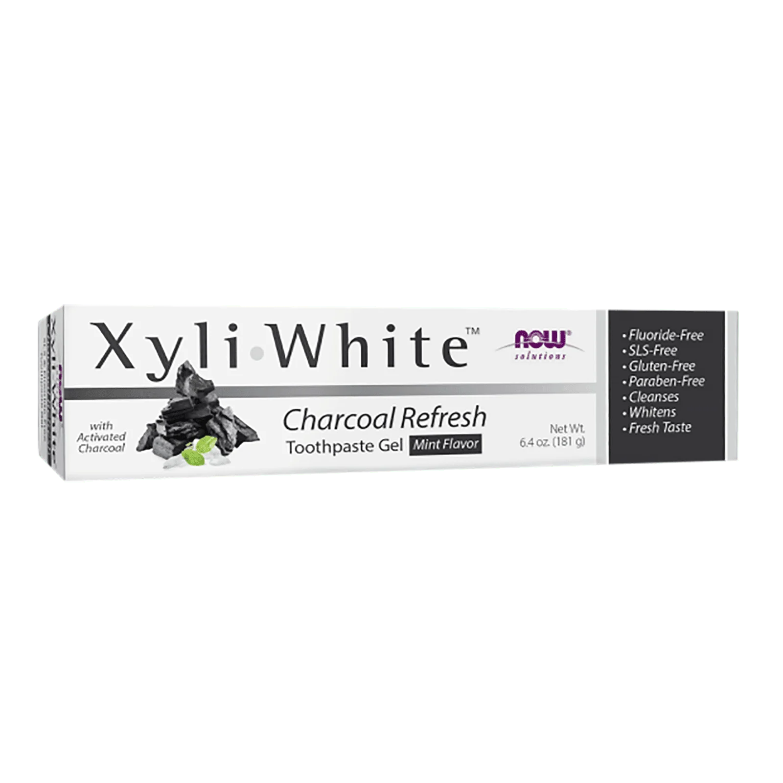 Now XyliWhite™ Charcoal Refresh Toothpaste Gel, 181 Grams
