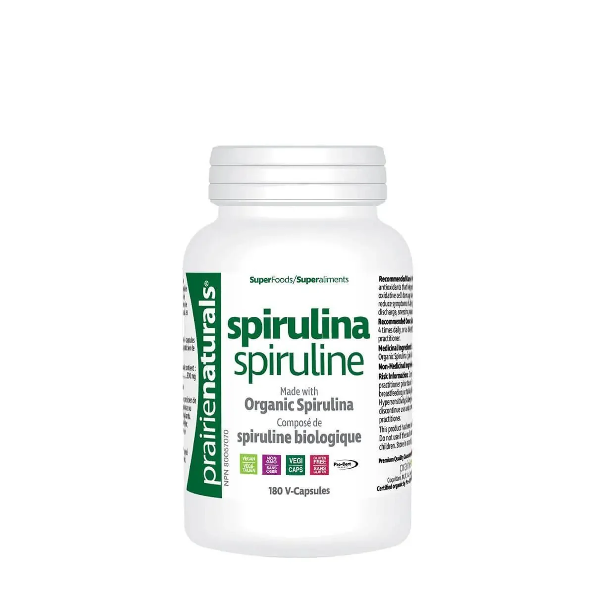 Prairie Naturals Organic Spirulina