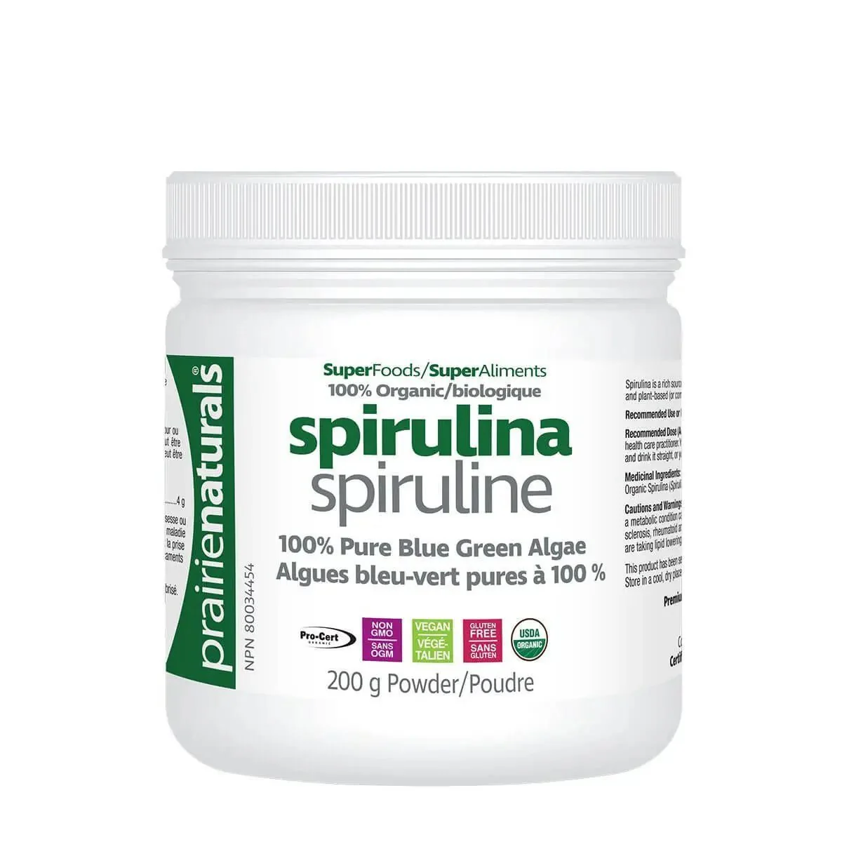 Prairie Naturals Organic Spirulina - Image 5