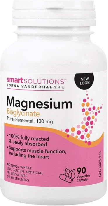 Smart Solutions Magnesium Bisglycinate 90 Veg Capsules