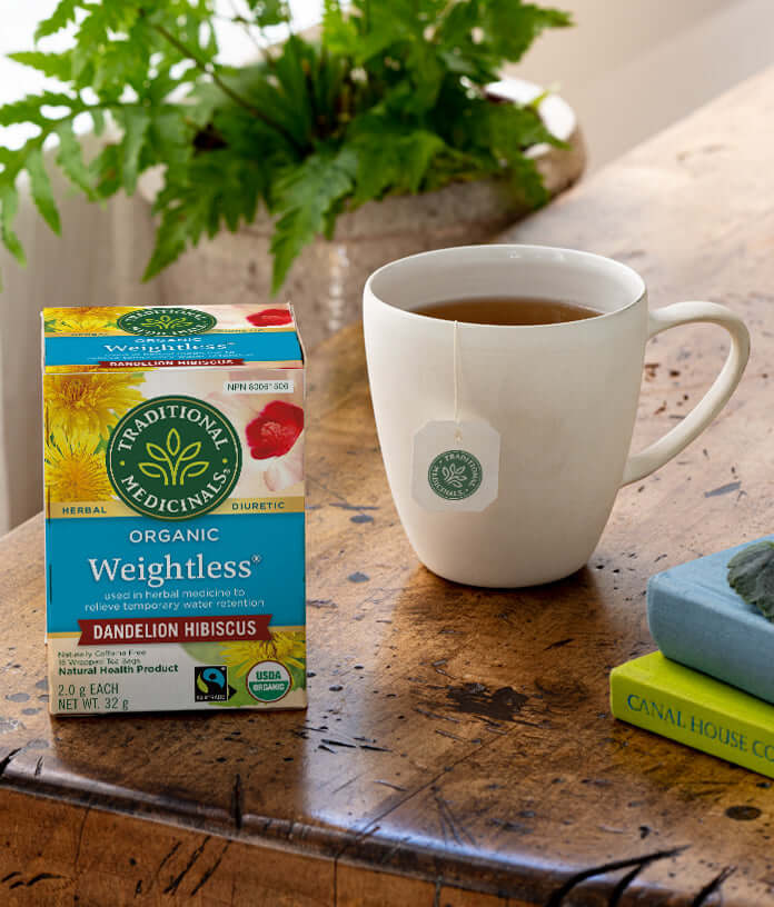 Traditional Medicinals - Organic Weightless® Dandelion Hibiscus Tea, 16 Bags - Image 2