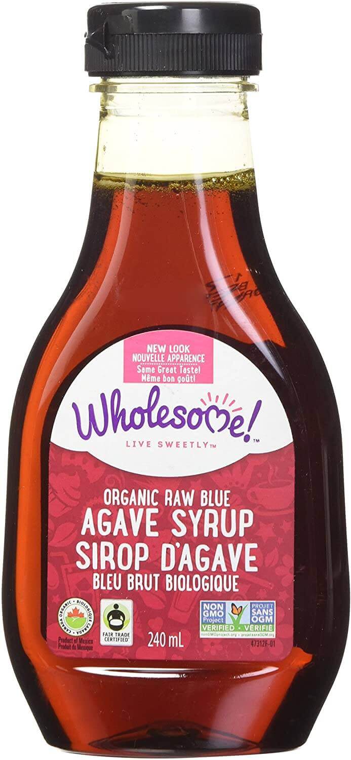 Wholesome Sweeteners Raw Blue Agave 240 ml.
