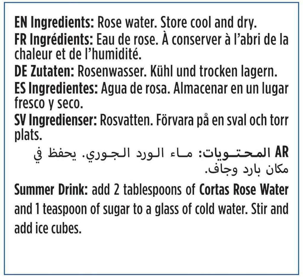 Cortas Rose Water 500mL - Image 4