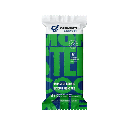 Cranked Energy Fresh Protein Bar Monster Cookie