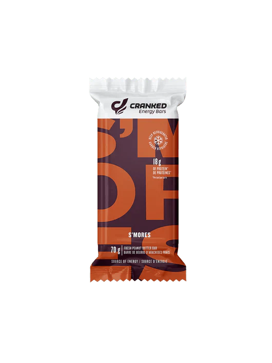 Cranked Energy Fresh Protein Bar S'mores 70 Grams