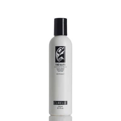 Curelle Unscented Conditioner, Treslite 250mL, Plant-Based