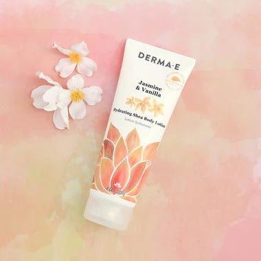 Derma E Jasmine & Vanilla Ultra Moisturizing Shea Body Lotion 227 Grams - Image 2