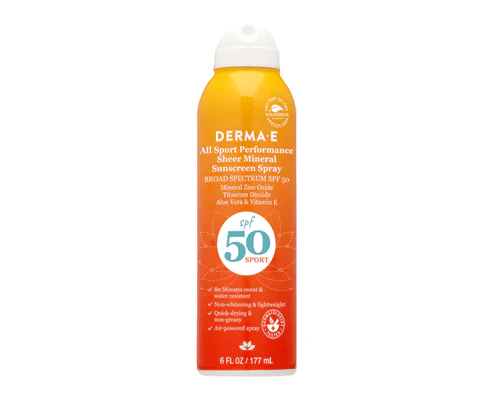 Derma-E All Sport Performance Sunscreen Spray SPF 50 177mL