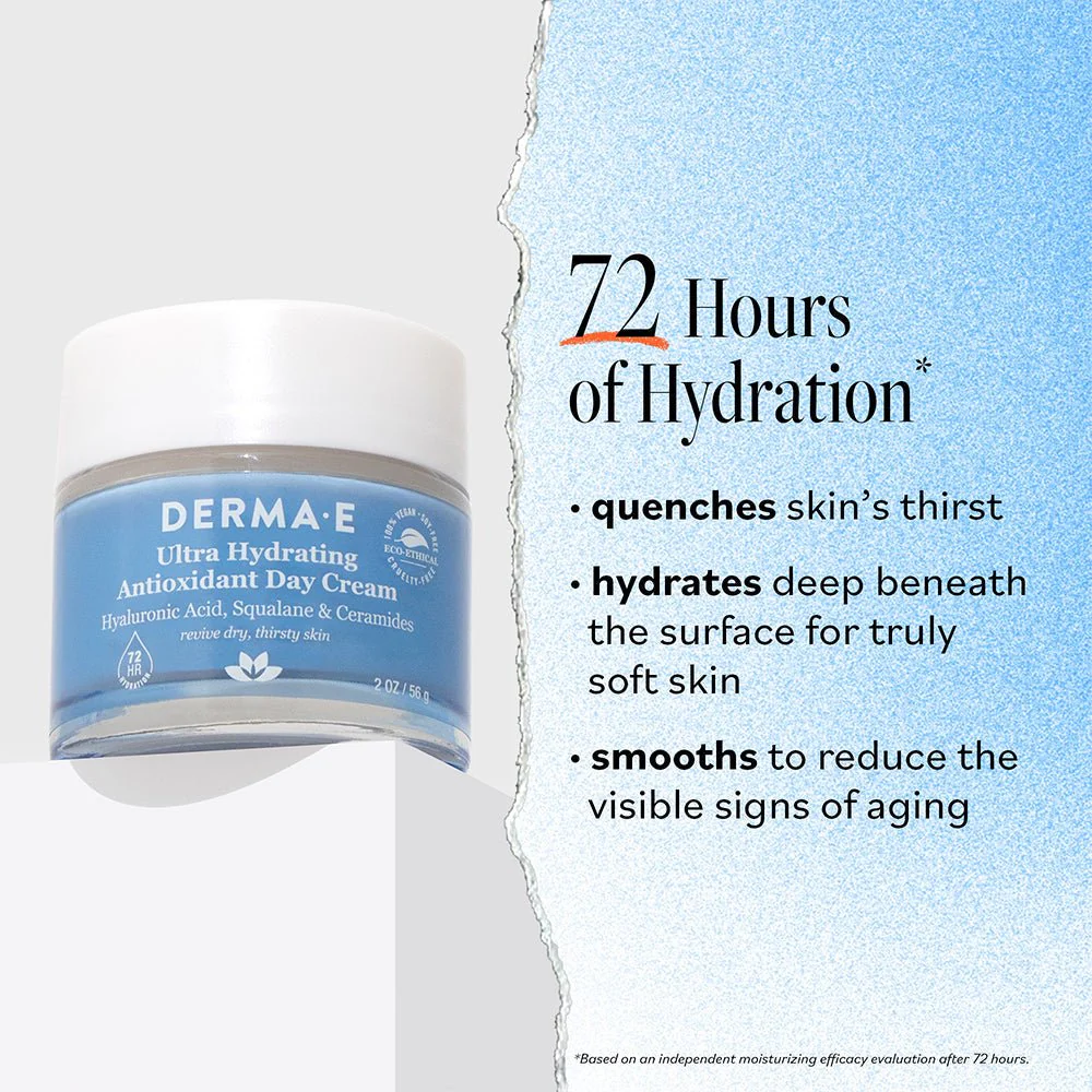 Derma E Ultra Hydrating Antioxidant Day Cream 56 Grams - Image 2