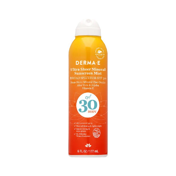 Derma-E Ultra Sheer Mineral Sunscreen Mist Spf 30 177mL - Image 2