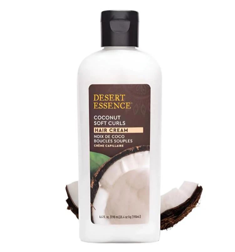 Desert Essence Coconut Soft Curls Hair Cream 190mL - Image 2