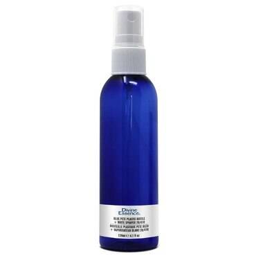 Divine Essence Blue Plastic Spray Bottle - Image 2