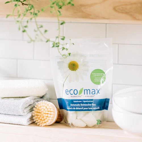 Ecomax Automatic Dishwasher Pacs, 20 Pacs, Fragrance-Free - Image 2