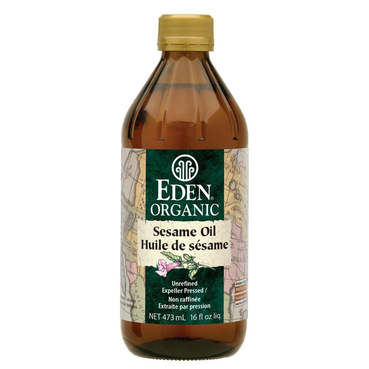 Eden Organic Sesame Oil 473mL, Unrefined