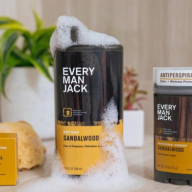 Every Man Jack 2-In-1 Daily Shampoo Sandalwoood 400mL - Image 3