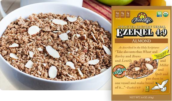 Ezekiel 4:9 Almond Sprouted Whole Grain Cereal 454 Grams - Image 3