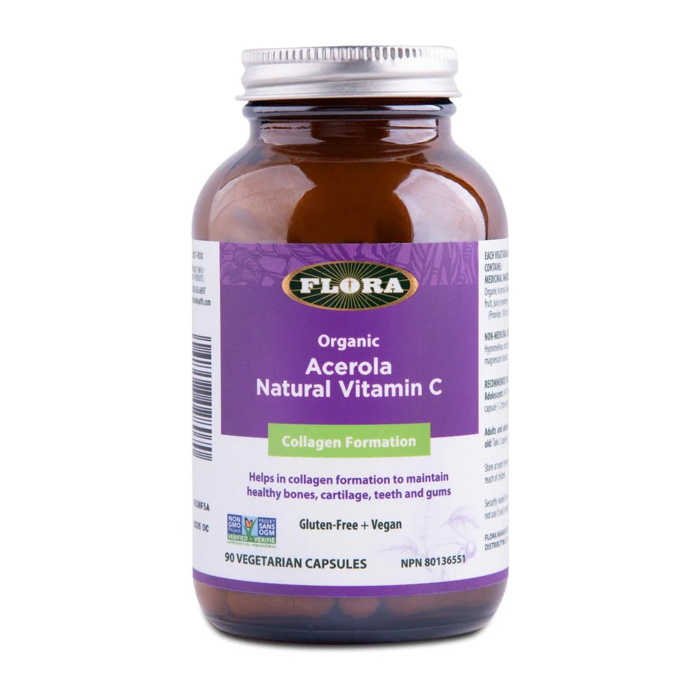 Flora Acerola Natural Vitamin C 90 Veg Capsules