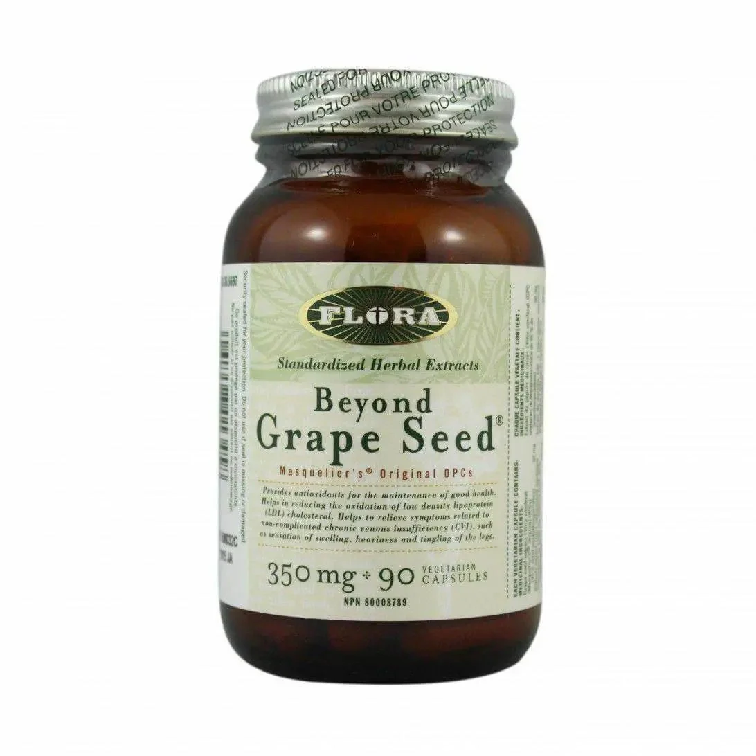 Flora Beyond Grapeseed 350 mg 90 Vegetarian Capsules