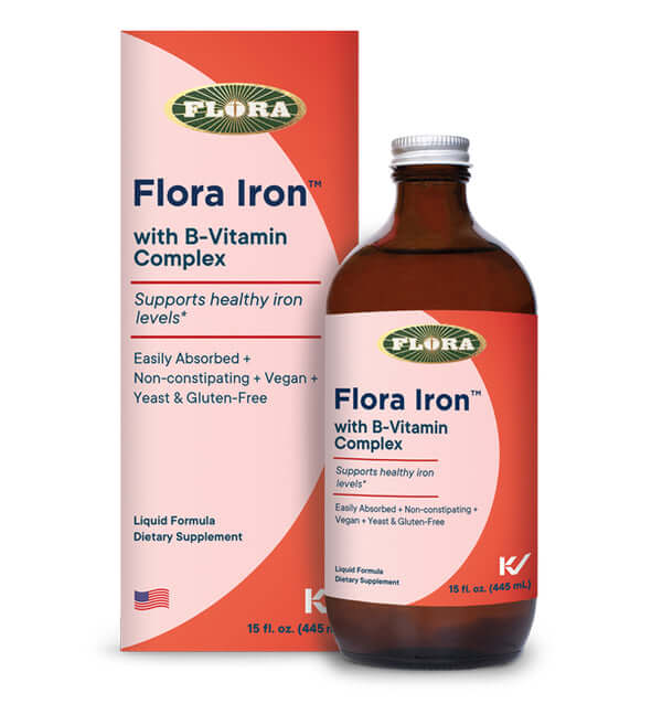 Flora Iron+ Liquid Formula, 445mL