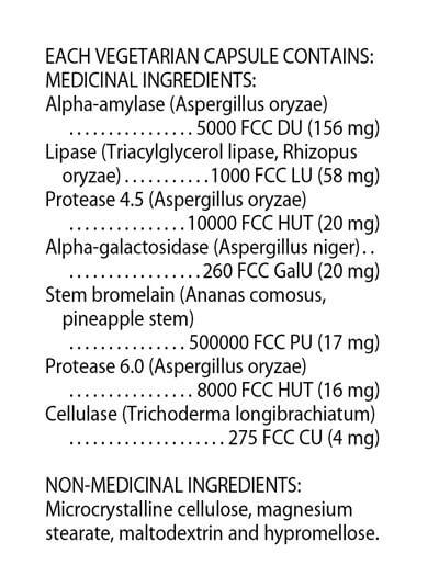 Flora Daily Maintenance Enzyme 120 Capsules - Image 2