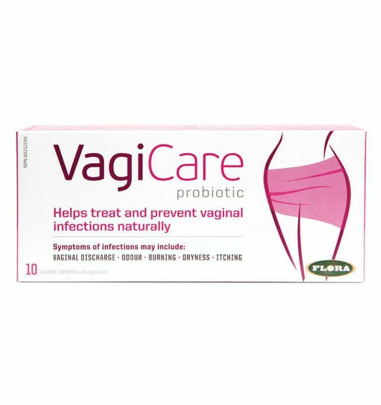 Flora VagiCare Probiotic 10 Vaginal Capsules with applicator