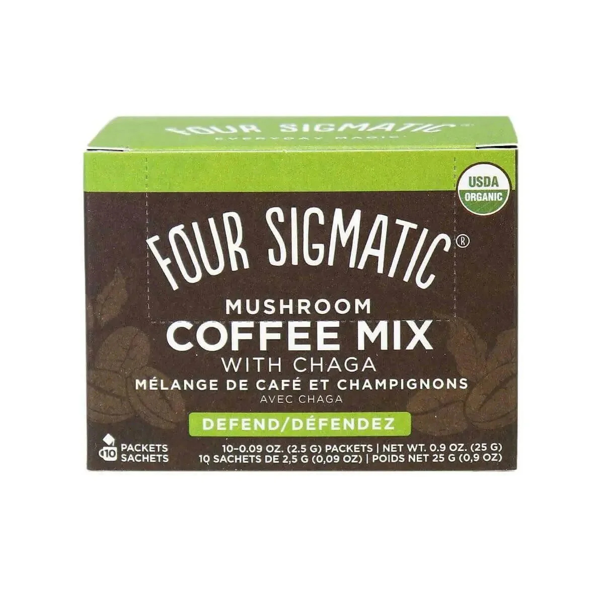 Four Sigmatic Mushroom Coffee Mix with Cordyceps & Chaga 10 Packets