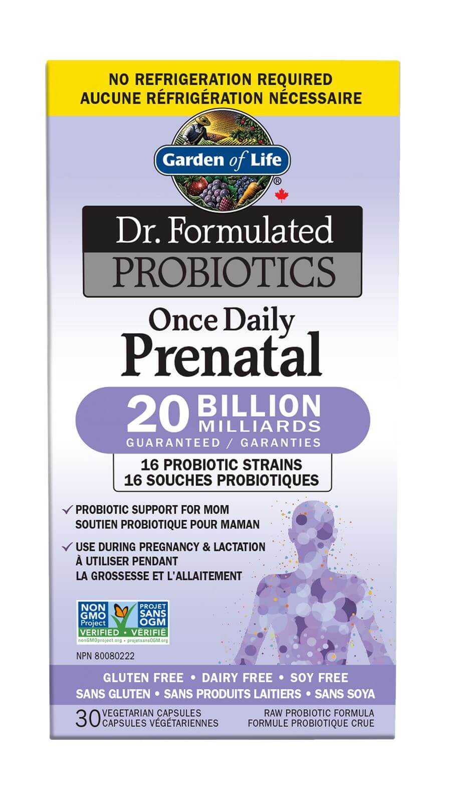 Garden Of Life Dr. Formulated Once Daily Prenatal Probiotics 30 Veg Capsules