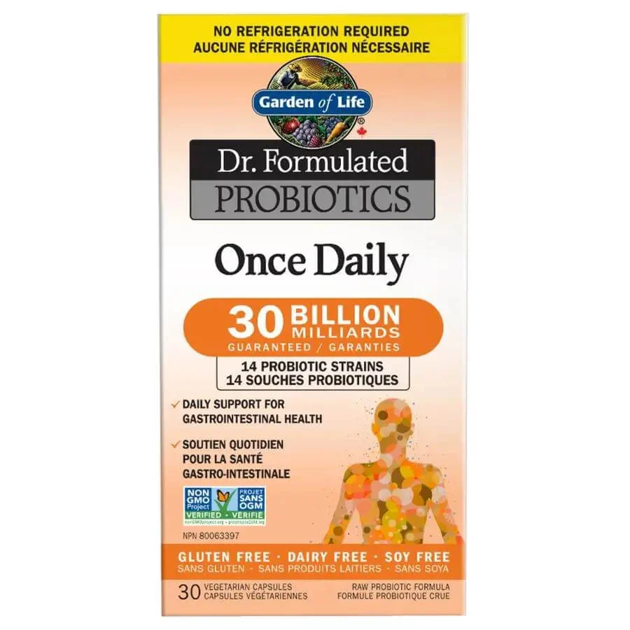 Garden Of Life Once Daily 30 Billion CFU 30 Veg Capsules