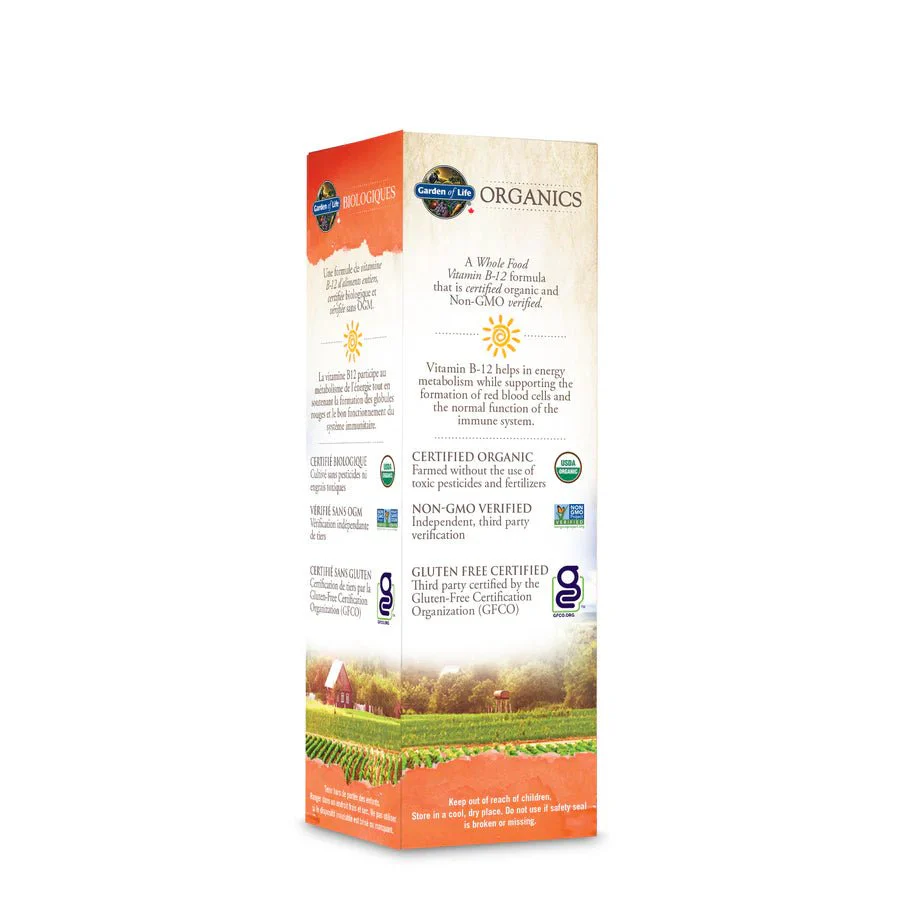 Garden Of Life Organics B-12 58mL Spray - Image 2