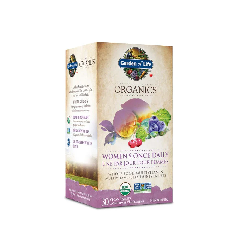 Garden Of Life Organics Women’s Once Daily 30 Vegan Tablets - Image 2