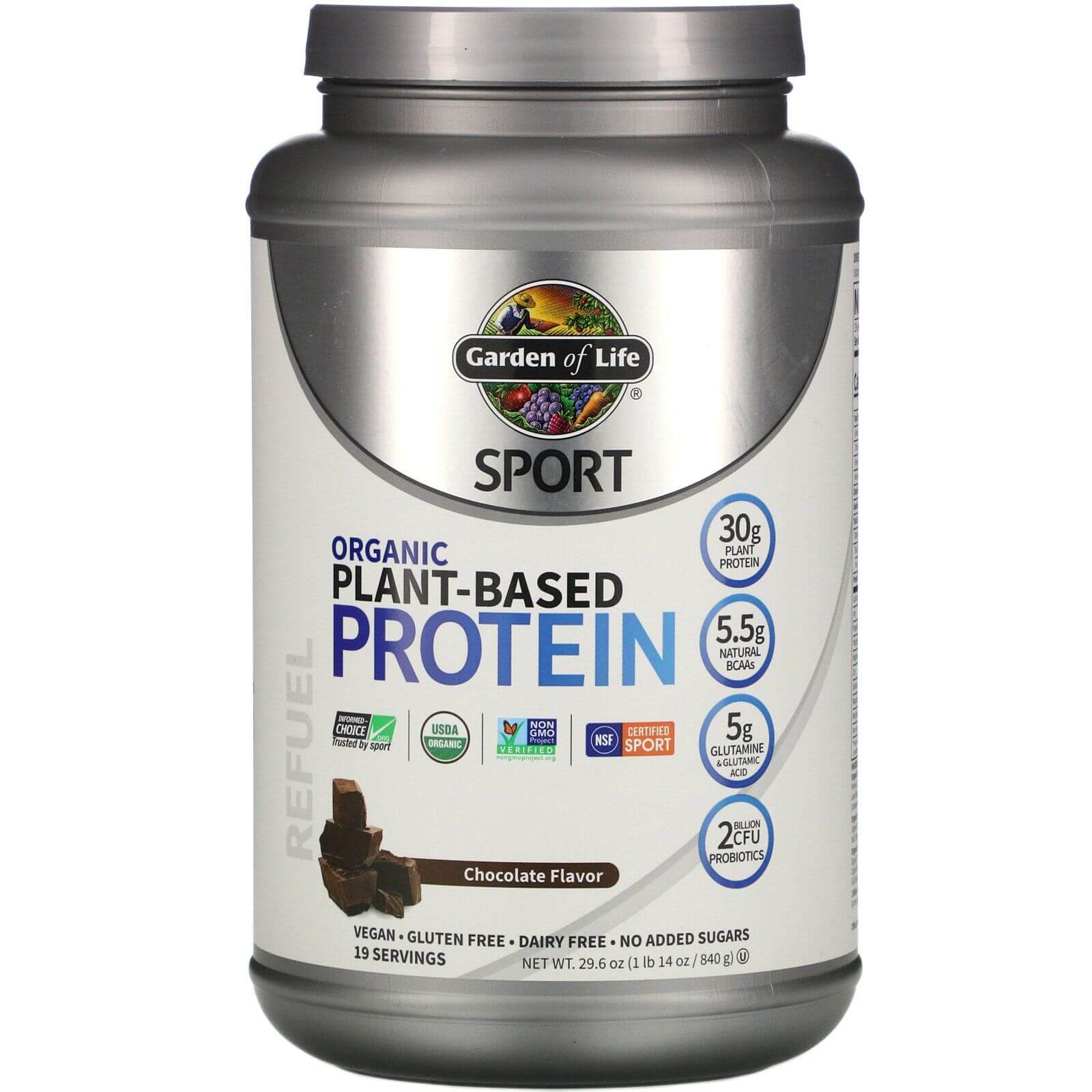 Garden Of Life Plant Based Sport Protein 840 Grams - Image 2