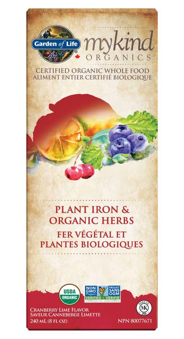 Garden of Life Organics Plant Iron & Organic Herbs 240mL